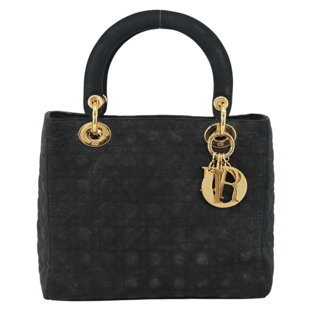 Dior Lady Dior Cannage Handbag Black Cannage